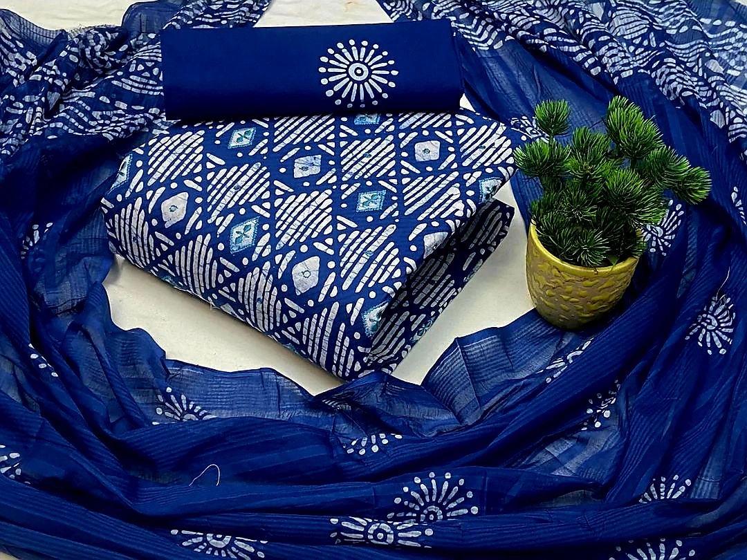 New Unstitched Mom Batik Three Piece Collection For Women