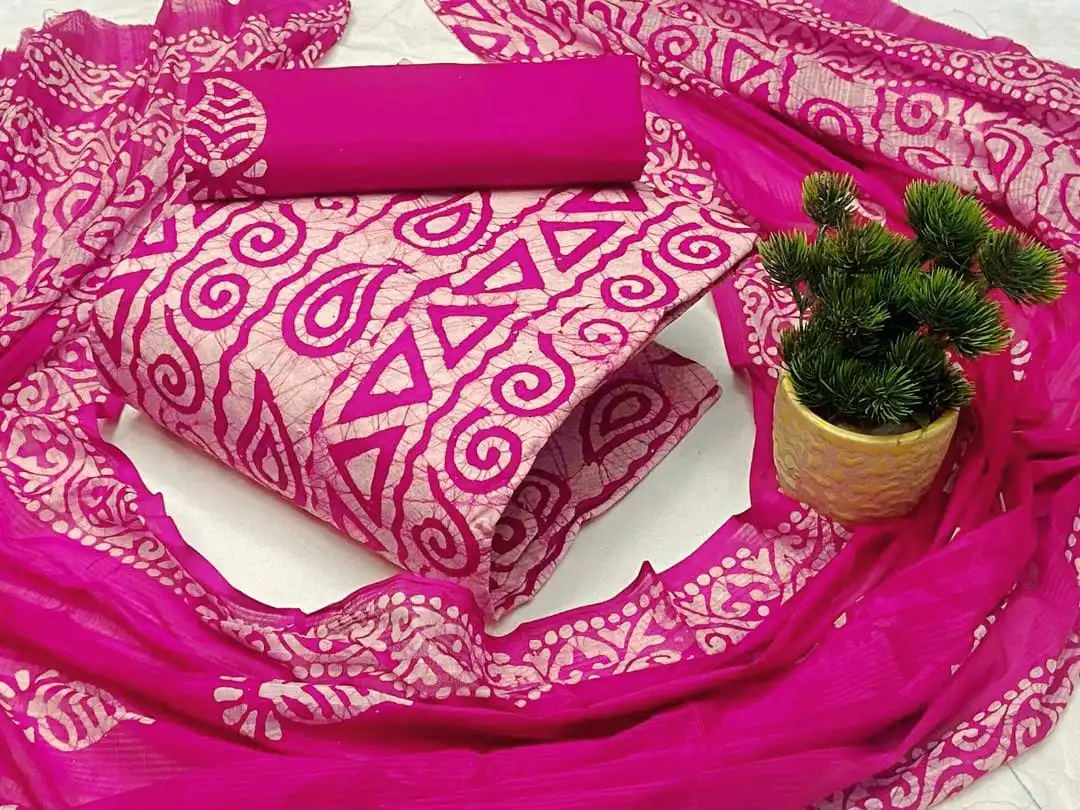 New Unstitched Mom Batik Three Piece Collection For Women