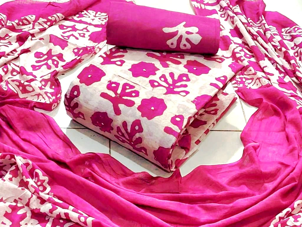 New Unstitched Mom Batik Three Piece Collection For Women