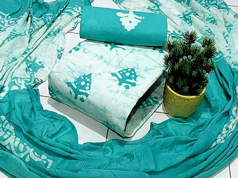 New Unstitched Mom Batik Three Piece Collection For Women