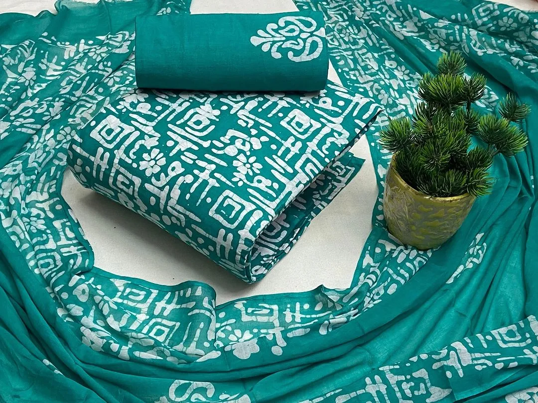 New Unstitched Mom Batik Three Piece Collection For Women