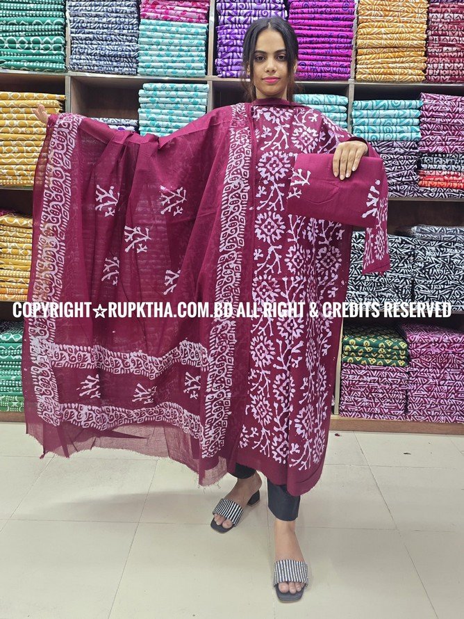 New Unstitched Batik Three Piece Collection For Women