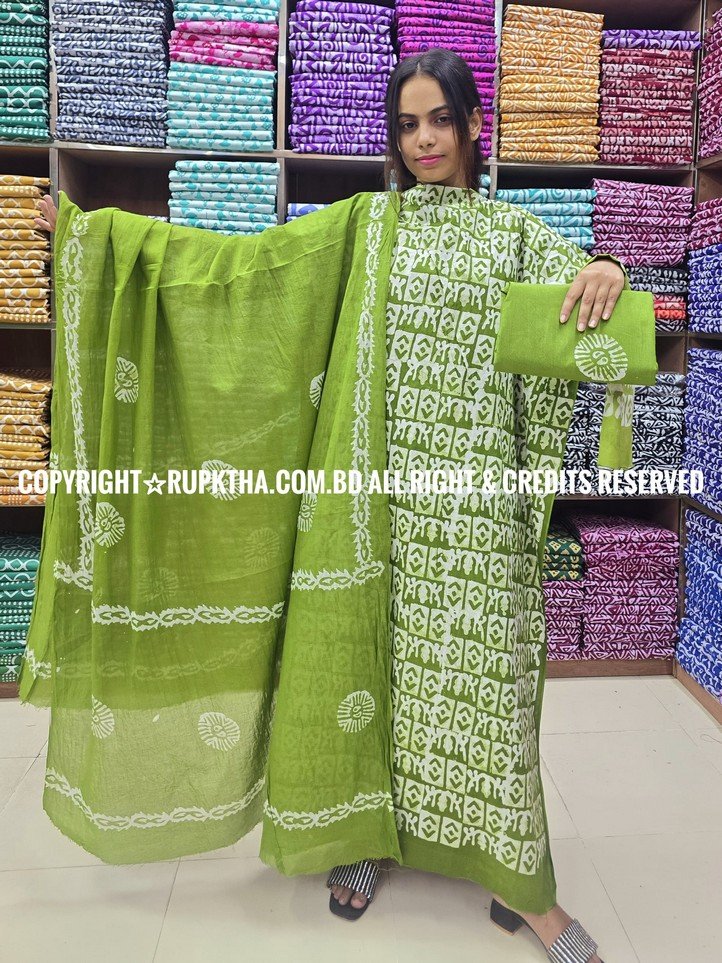 New Unstitched Batik Three Piece Collection For Women