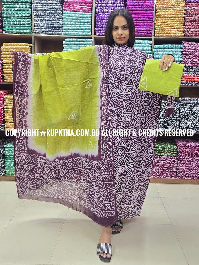 New Unstitched Batik Three Piece Collection For Women