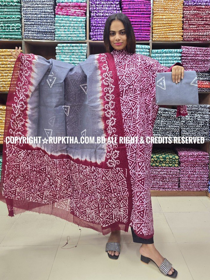 New Unstitched Batik Three Piece Collection For Women