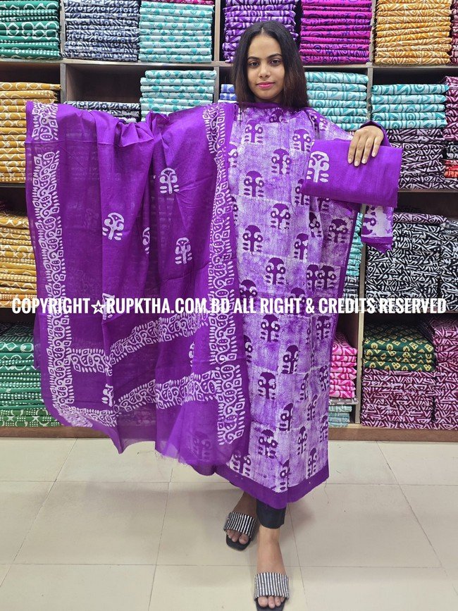 New Unstitched Batik Three Piece Collection For Women