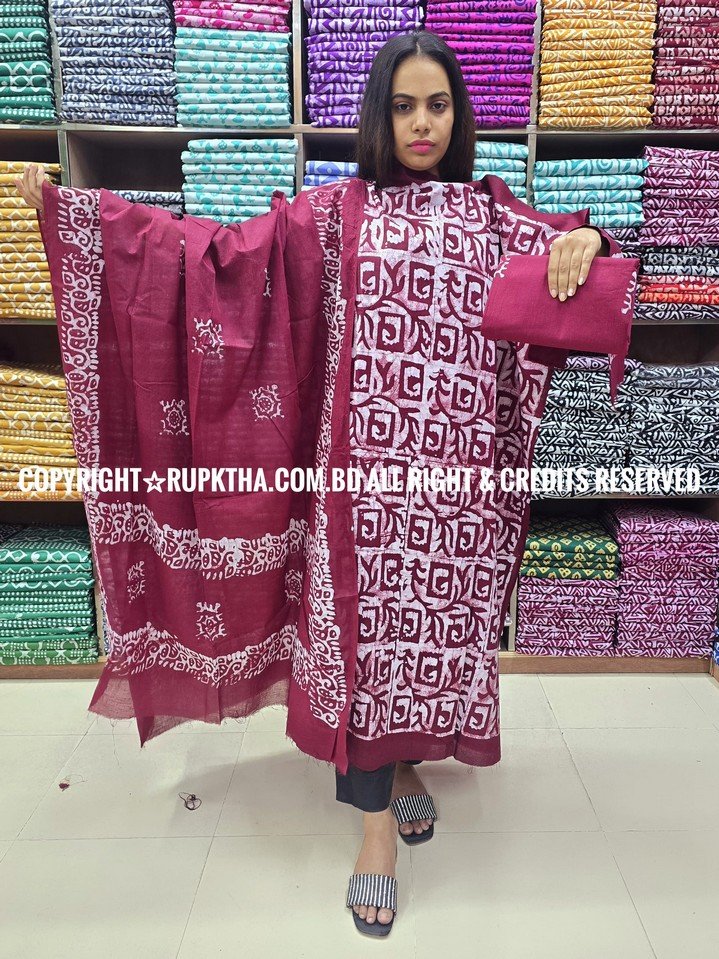 New Unstitched Batik Three Piece Collection For Women