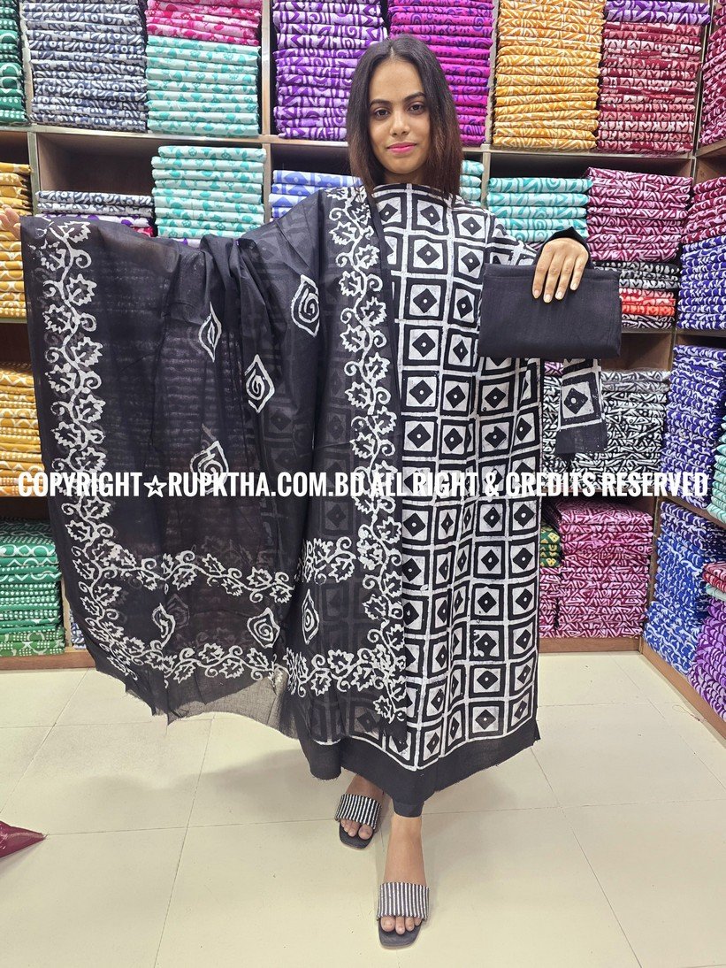 New Unstitched Batik Three Piece Collection For Women