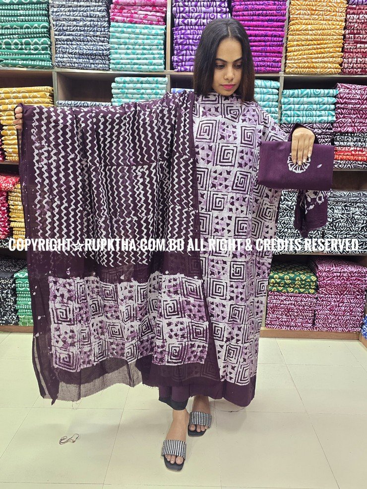New Unstitched Batik Three Piece Collection For Women
