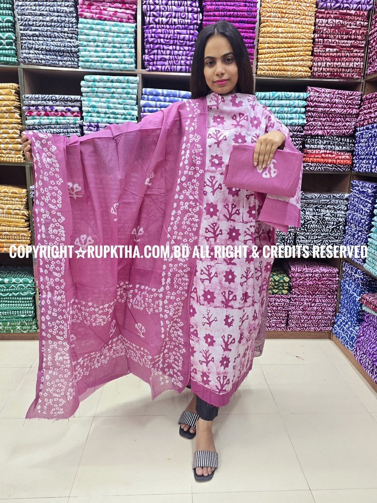 New Unstitched Batik Three Piece Collection For Women