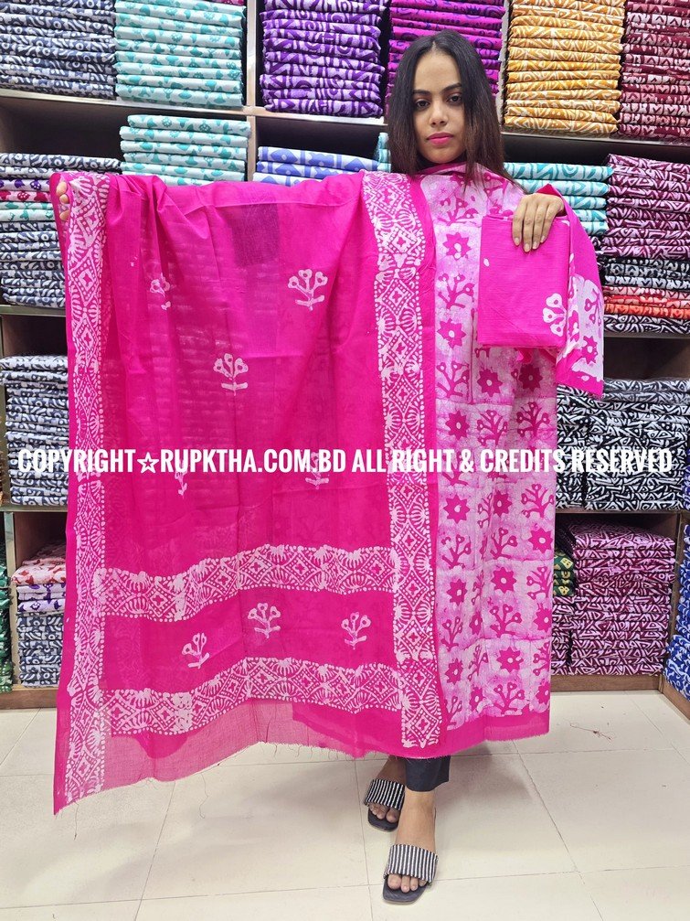 New Unstitched Batik Three Piece Collection For Women