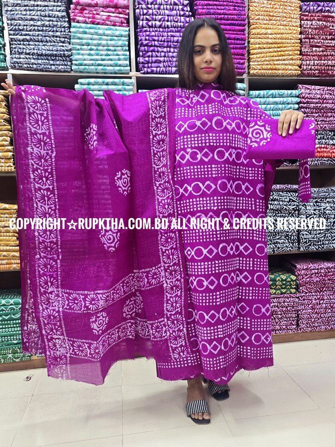 New Unstitched Batik Three Piece Collection For Women