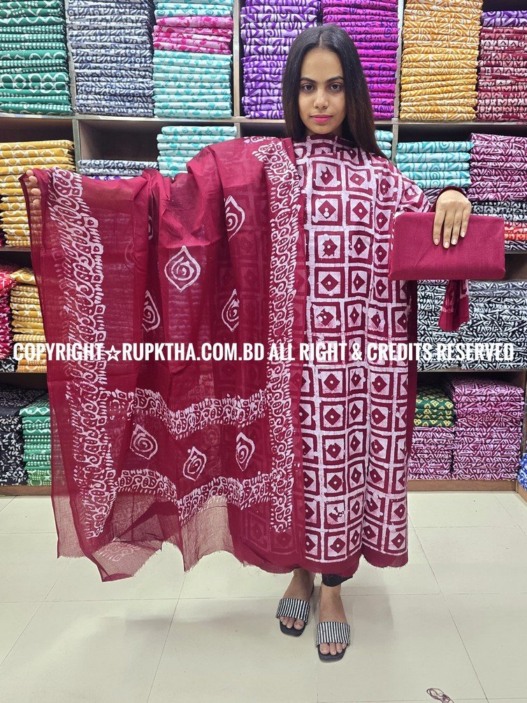 New Unstitched Batik Three Piece Collection For Women